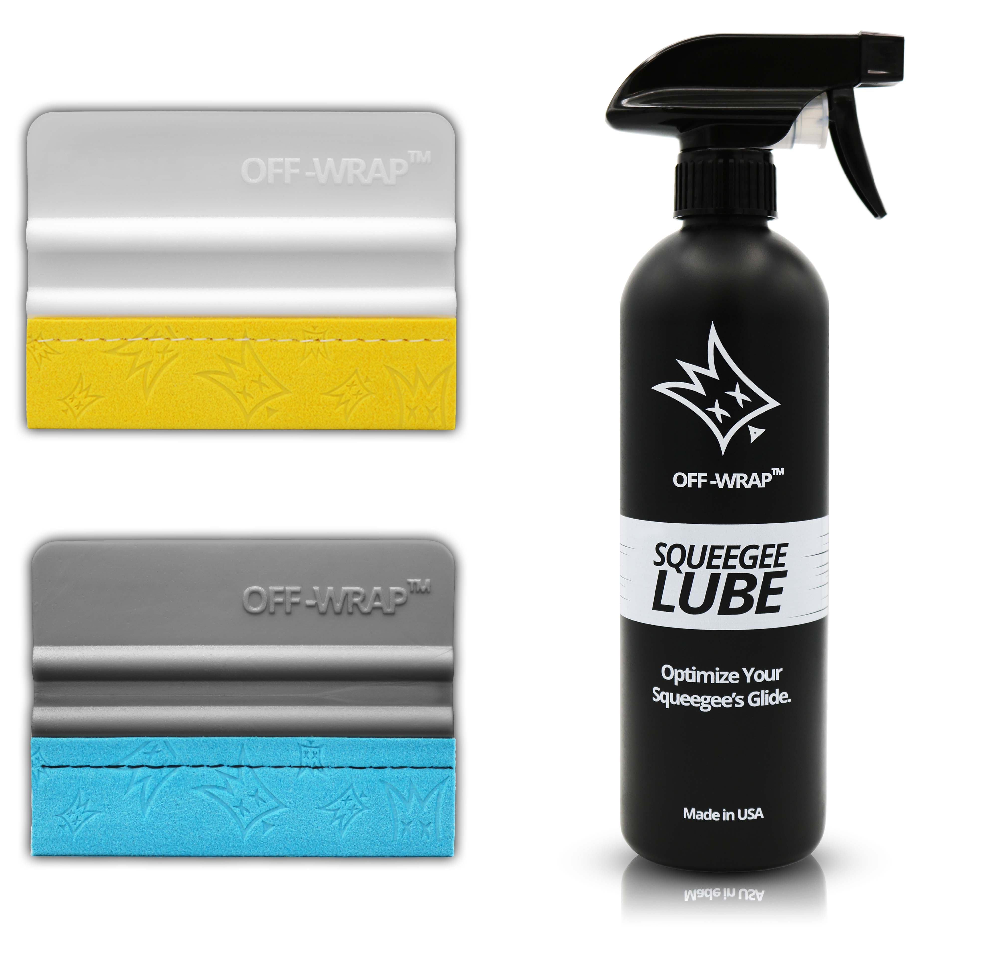 Off-Wrap™ Squeegee Lube + Squeegees Kit